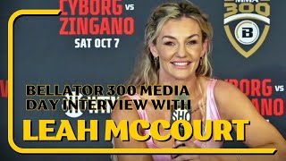 BELLATOR 300 Media Day Interview With Leah McCourt | FightbookMMA