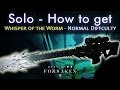 How to get Whisper of the Worm - Solo - No Heavy Drops since Forsaken Launch