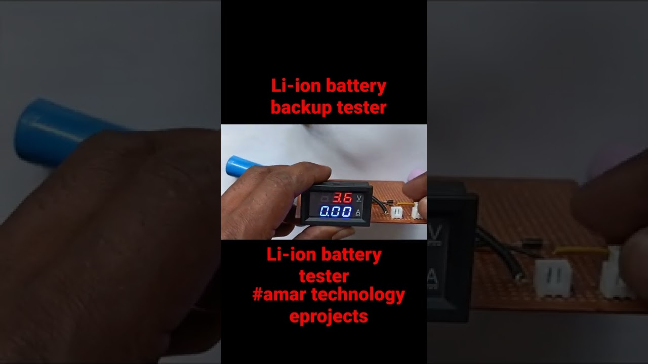 how to make a li-ion battery tester || lithium battery tester 