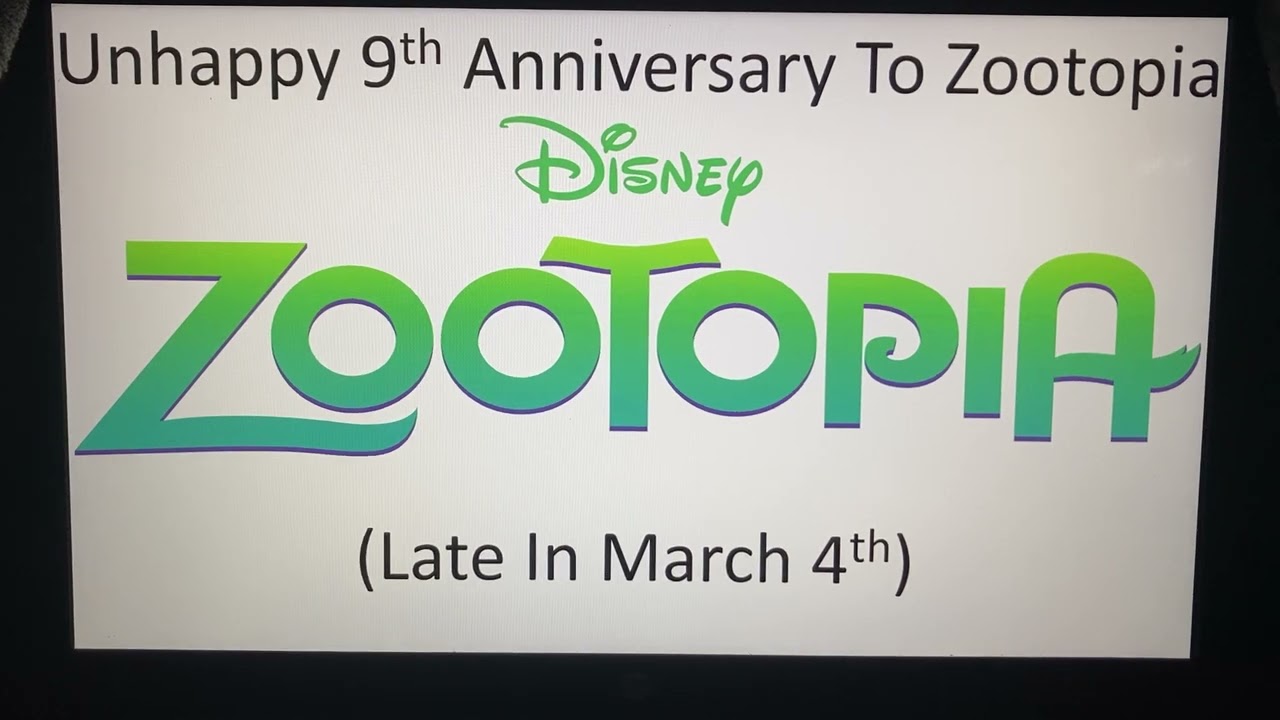 Unhappy 9th Anniversary Zootopia. (Late) (No False Exposing/Fake Callout Allowed) (RU)