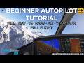 Full Autopilot Flight Tutorial | RNAV Approach | Vision Jet | MSFS | G3000 or G1000