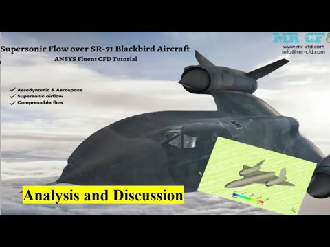 Supersonic Flow over SR 71 Blackbird CFD Simulation - YouTube
