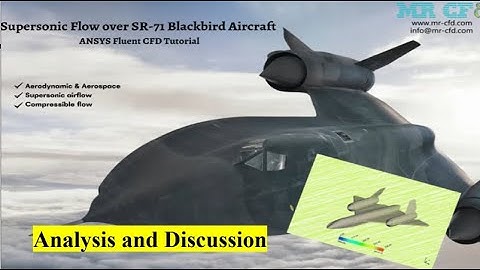 Supersonic Flow over SR 71 Blackbird CFD Simulation