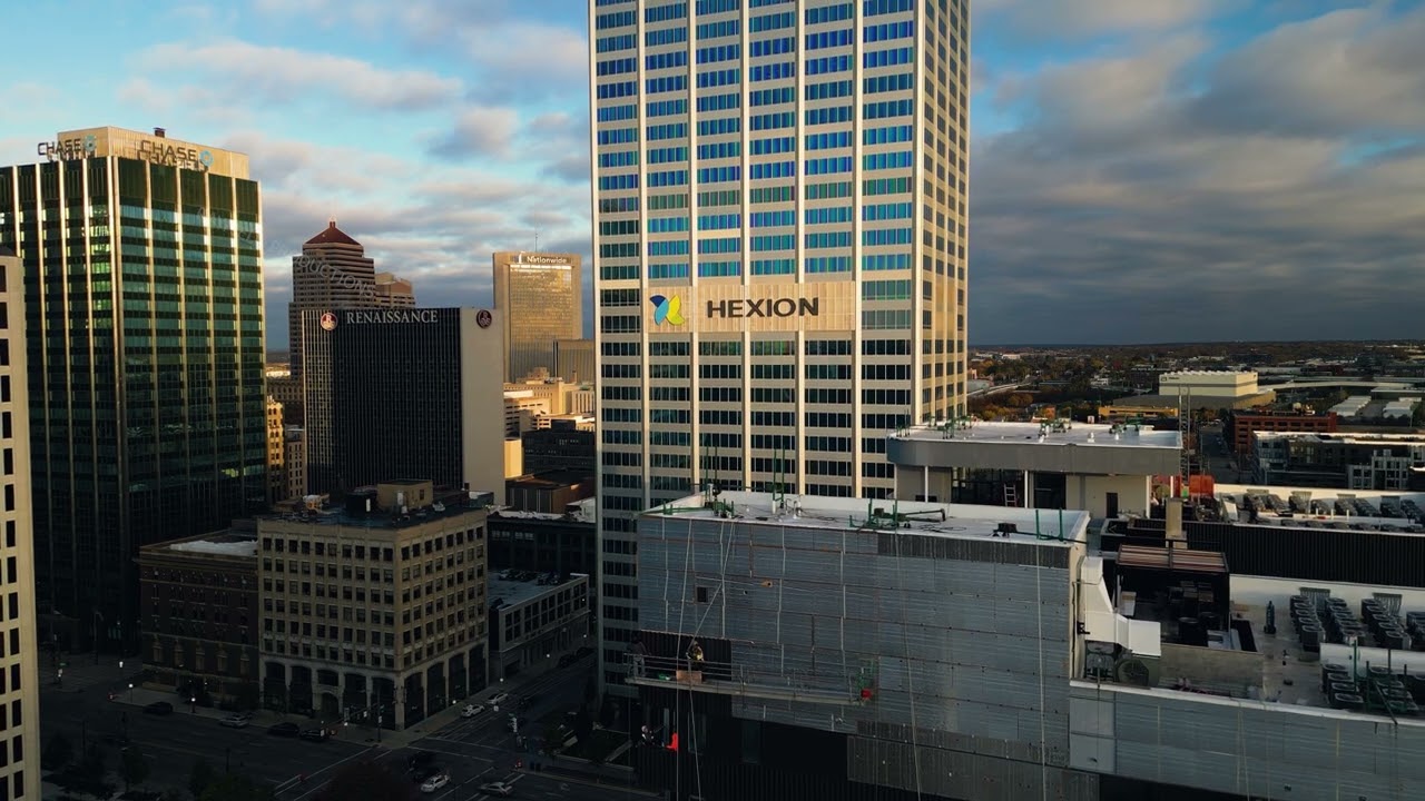 2024 | 30 Second Downtown Columbus Morning Drone Shot