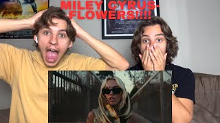 Twins React To Miley Cyrus- Flowers!!!