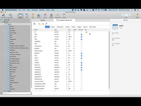 efficiently creating simple schema definitions for mongodb from sqlite