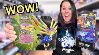 Opening NEW Pokemon Tins Searching For The Rarest = WOW!