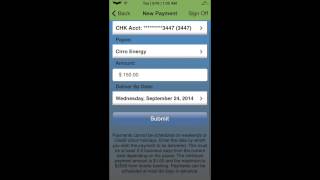 Mobile Bill Pay Video Demo