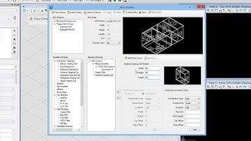 AECOsim CONNECT - Sample Video 08 - Parametric AHU Builder