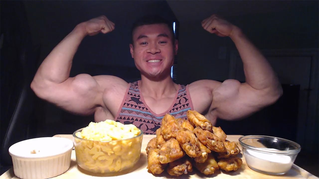 ASMR MUKBANG: Publix Wings & Mac N Cheese - Food Show/Sound - Buff Asian