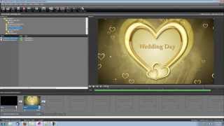 ProShow Producer Tutorial:  Wedding Intro with Gold Hearts
