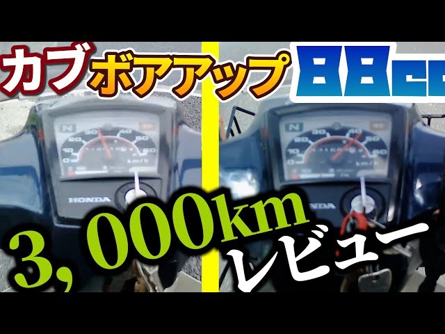 3,000km since 88cc bore up - YouTube