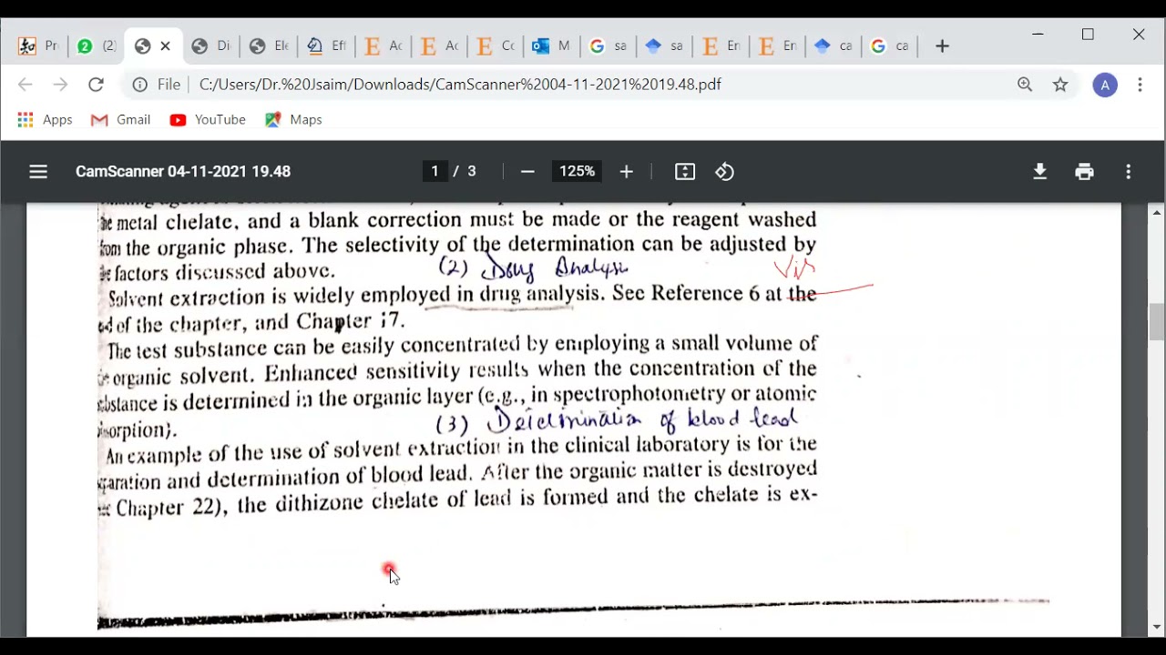 Applications of solvent extraction