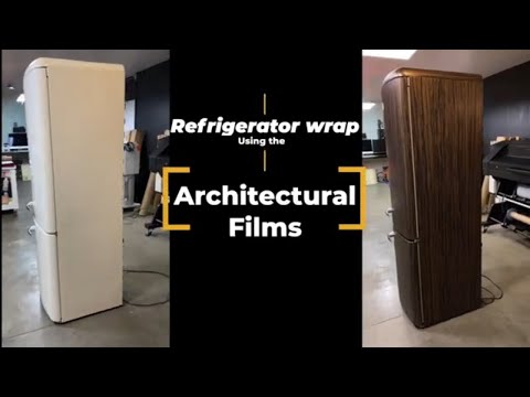 How to wrap a refrigerator using the Architectural Film RM wraps