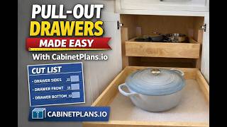 How to Add Pull-Out Drawers to Base Cabinets (Step-by-Step | CabinetPlans.io)