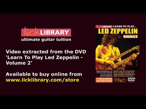 Whole Lotta Love - Guitar Solo Performance With Jamie Humphries Licklibrary