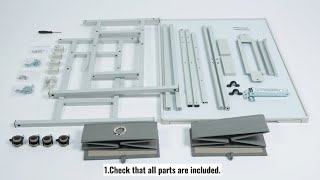 Installation Video for Small-Sized Plastic Jigsaw Puzzle Table