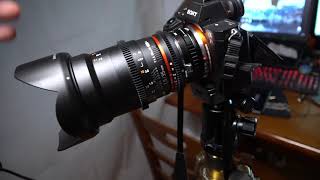 Samyang 35Mm T1.5 Finally Mounted On My A7Rii