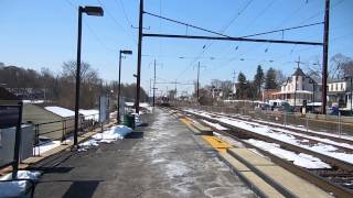 Regularly Scheduled Paoli/Thorndale SEPTA Arrival at Downingtown