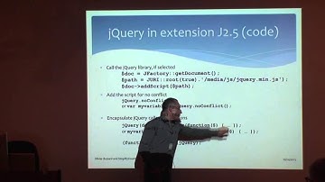 jQuery in the Joomla! Environment - by Olivier Buisard,  Joomla Chicago Loop 10 26 2013