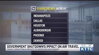The government shutdown's impact on air travel