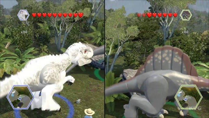 LEGO Jurassic World - Velociraptor Free Roam Gameplay [HD] 