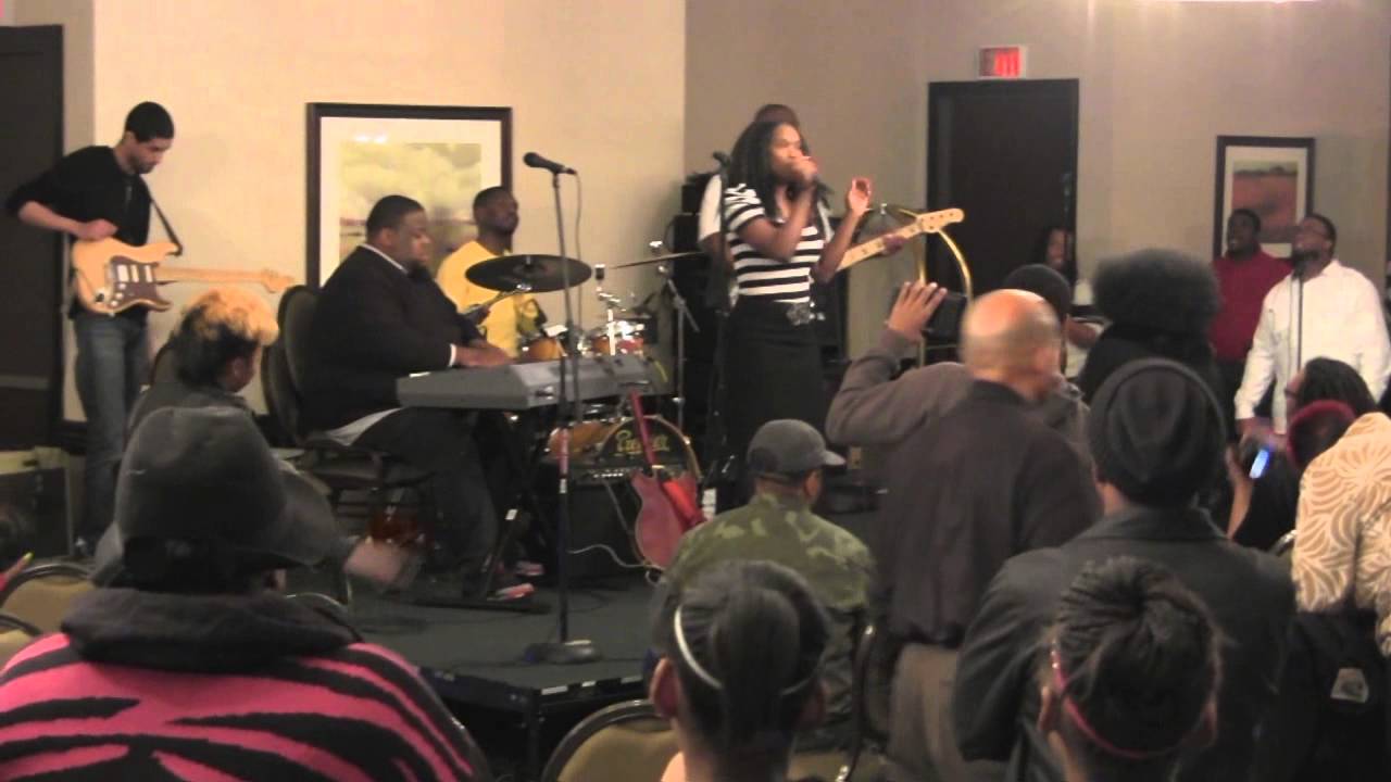 Damita Haddon performing at 2012 Worship service