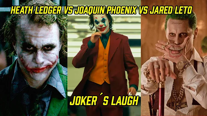 Joker´s laugh comparison Heath Ledger VS Joaquin Phoenix VS Jared Leto