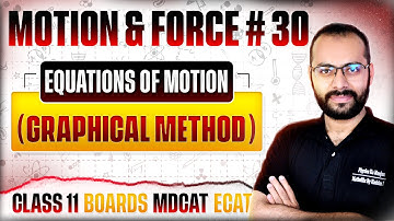 Class 11 Physics | Motion & Force #| 30 Derivation of Equations Of Motion | Graphical Method