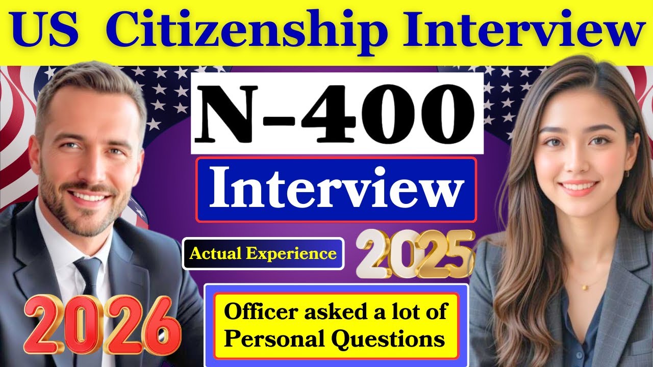 Real U.S. Citizenship Interview | N-400 Naturalization Test, Civics Test, English Reading & Writing