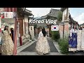 KOREA VLOGS 🧚‍♀️: Wearing hanboks at Bukchon Hanok Village and more nights in hongdae