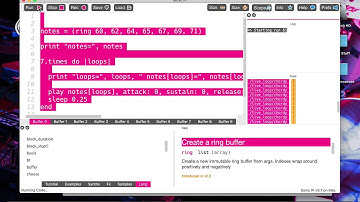 Sonic Pi 07 .each Loop with Rings