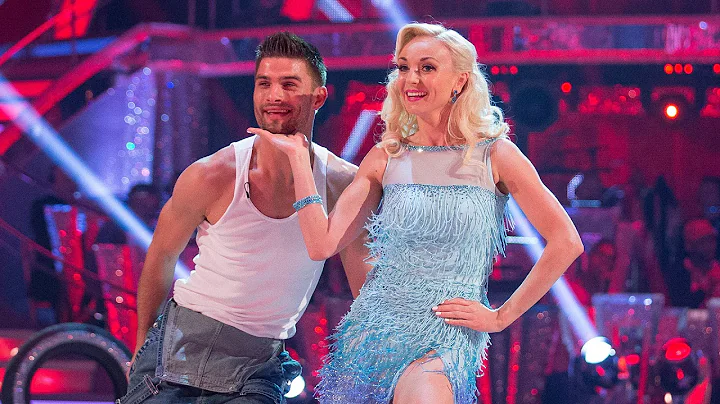 Helen George & Aljaz Skorjanec Cha Cha to 'Uptown ...