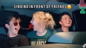 Singing in front of friends and family priceless reactions