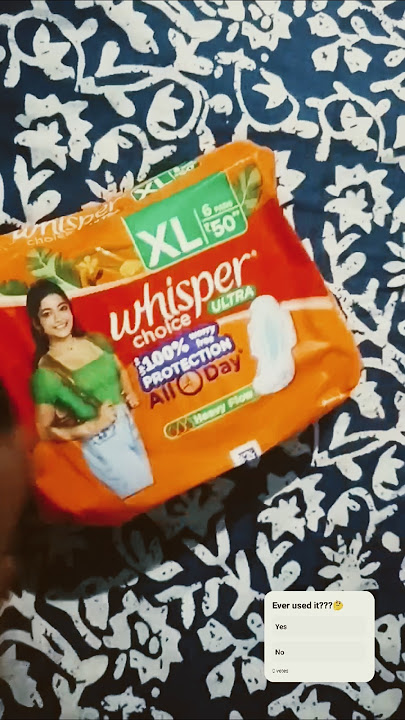 Whisper choice ultra..#periods #periodcare #whisper #pads #sanitarynapkins #hygiene #affordable