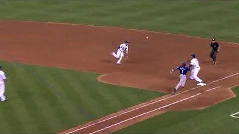 Elvis Andrus infield single breaks up the nono