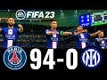 Fifa 23  messi ronaldo mbappe neymar all stars  psg 940 inter milan  ucl final 