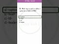 Advanced HTML Interview Questions (2025) Part 8