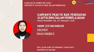 Download lagu UAS Perspektif Sosiokultural | Nanik Lestari Ningsih PPG Calon Guru Gel.2 2024 @fkipunpak