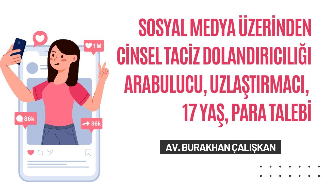 Sosyal Medya Üzerinden Cinsel Taciz Dolandırıcılığı – Arabulucu, Uzlaştırmacı, 17 Yaş, Para Talebi