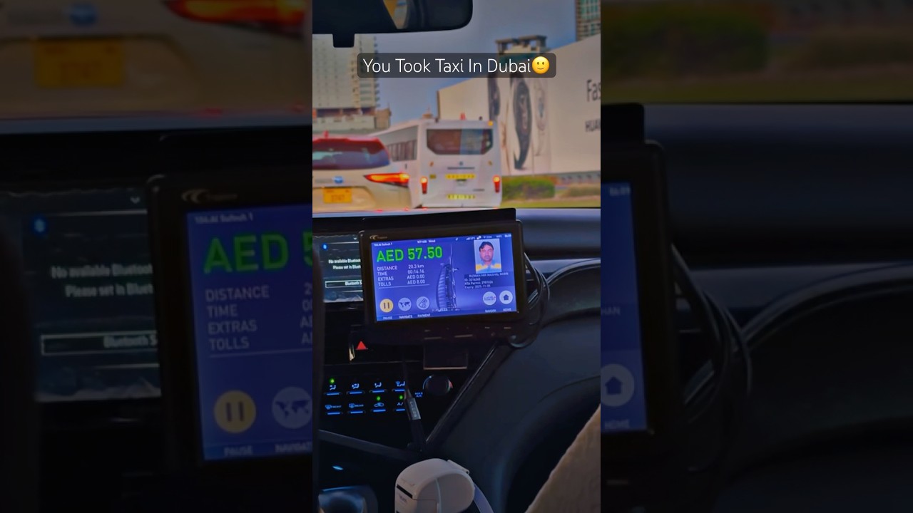 Dubai taxi💰🤑🇦🇪 