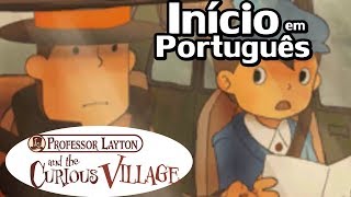 Professor Layton and the Curious Village (Nintendo DS) - O Início em Português