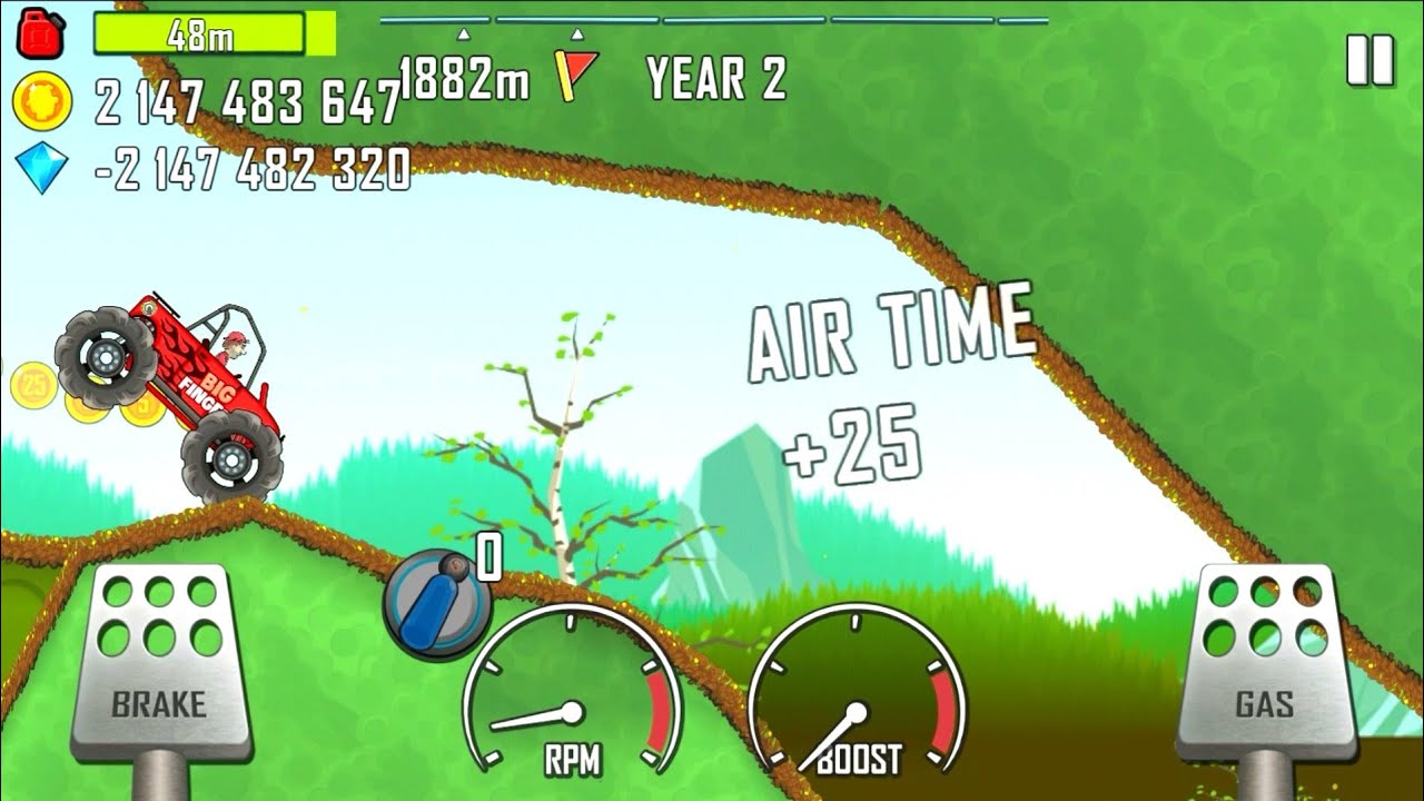 Hill Climb Racing Hack Mod Gameplay Walkthrough Fire King (iOS
