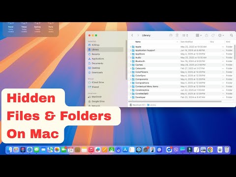 How To Show Hidden Files & Folders On Mac | Including Library Folder