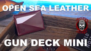 The Gun Deck Mini from Open Sea Leather is mini even for a minimalist wallet!