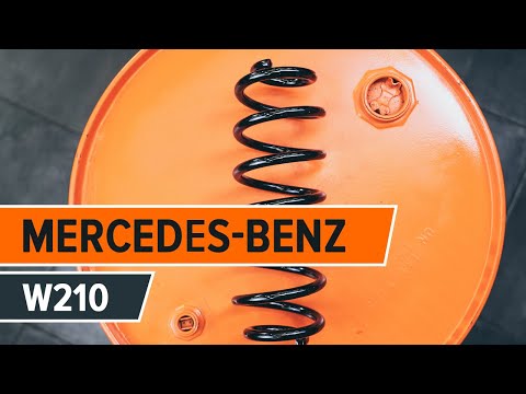 How to replace a Front Springs on MERCEDES-BENZ E W210 TUTORIAL | AUTODOC