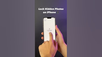 Lock Hidden Photos on iPhone 🔥 #shorts | iGeeksBlog