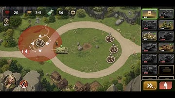 WWII Defense: RTS Army TD Game (mobile) Level 16 Walkthrough (Easy)