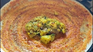 Masala Dosa recipe | Red Chutney and Aloo Sabji recipe 👩‍🍳