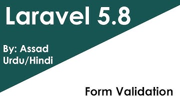 Lesson 10 Laravel for Beginners: Form Validation Urdu/Hindi